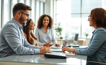 Headhunter IT bietet professionelle Beratung in modernen Büroräumen an.