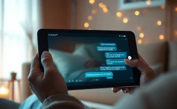 Engaging in ai sexting through a chatbot on a smartphone in a cozy setting.