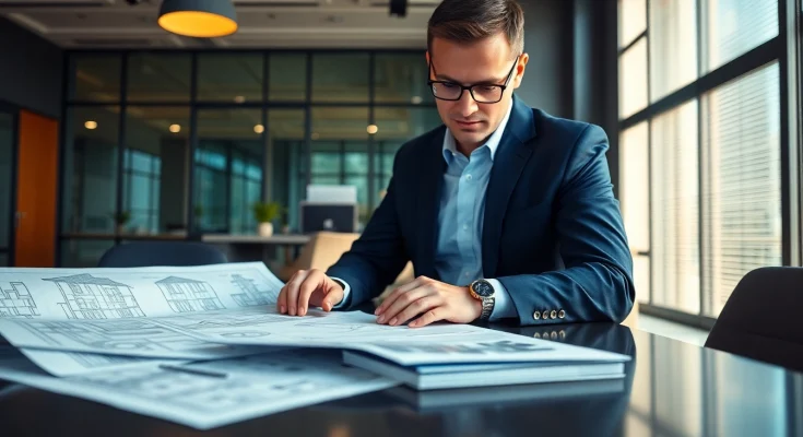 Headhunter Ingenieure bei der Analyse von Lebensläufen in einem modernen Büro.